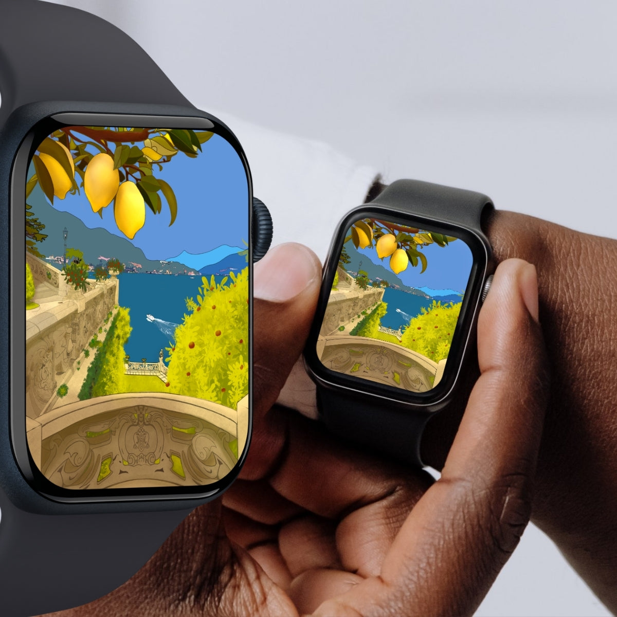 Apple Watch wallpaper Scenes from Lake Como